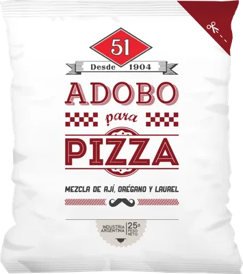 Adobo para pizza 25 g