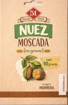 Nuez moscada en grano 51