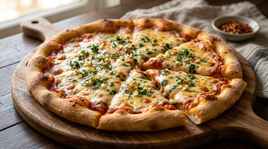 Pizza blanca provenzal