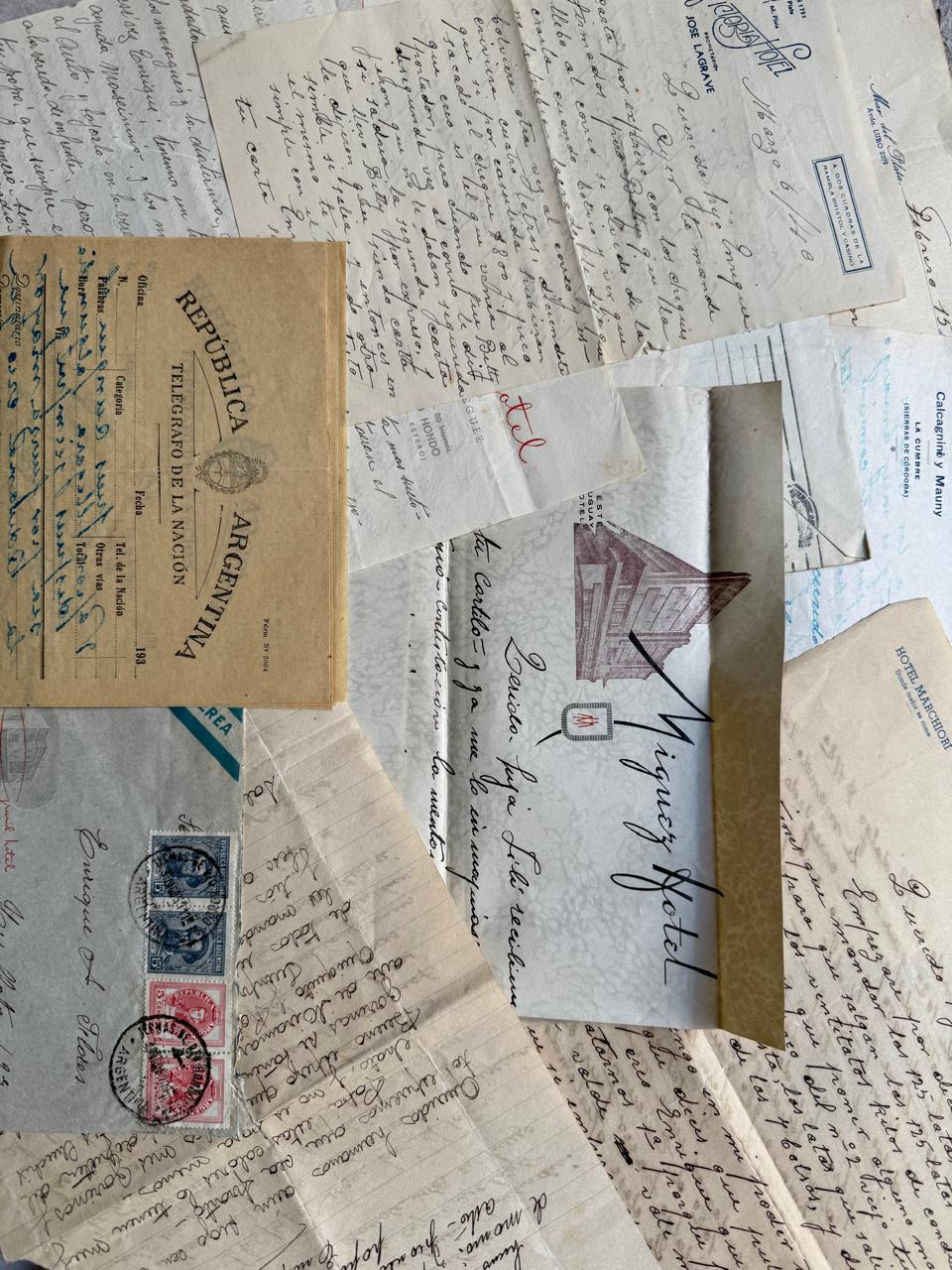 Cartas entre Buenos Aires y Espinardo durante la Guerra Civil