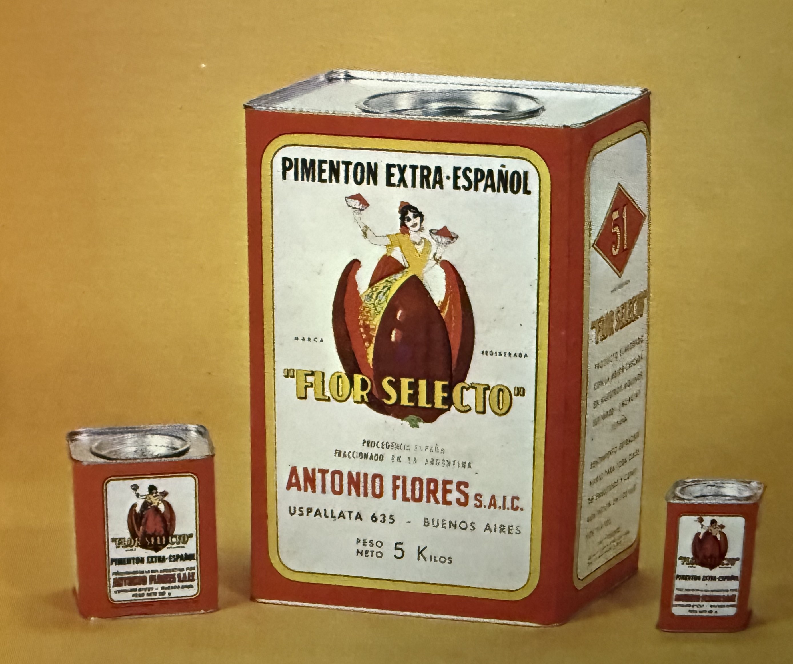 Lata Flor Selecto Pimentón Extra-Español 5kg