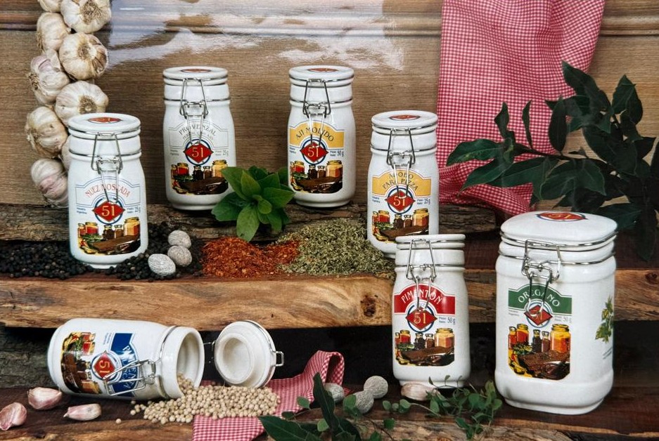 Display de envases modernos Especias 51