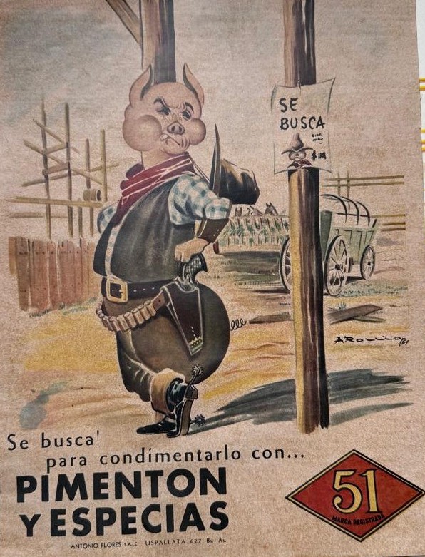 Publicidad clásica de Especias 51