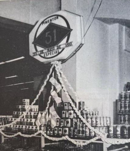 Stand de Especias 51 en exposición 25 de Mayo